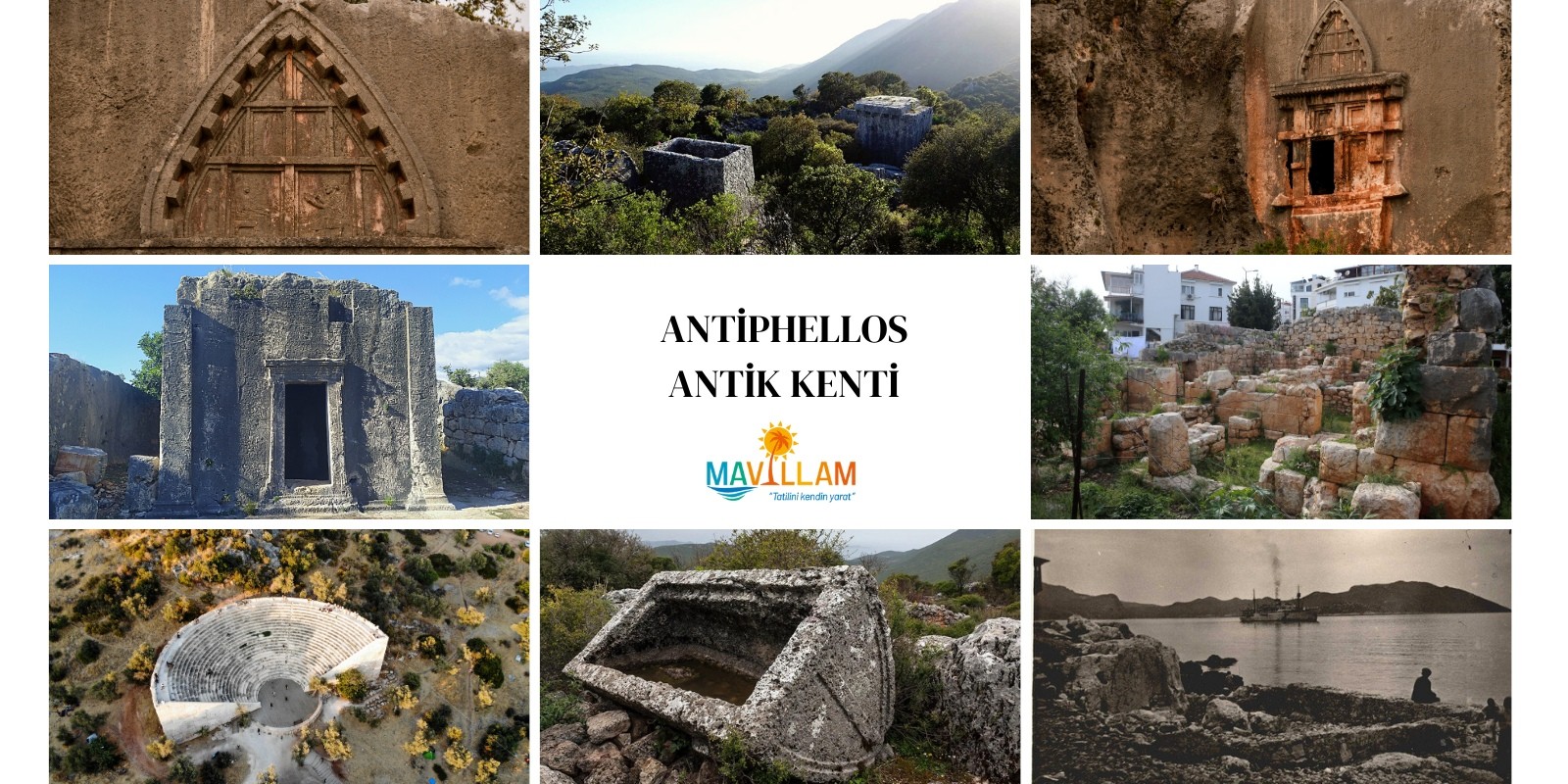 Antiphellos Antik Kenti - Antik Kentler Serisi